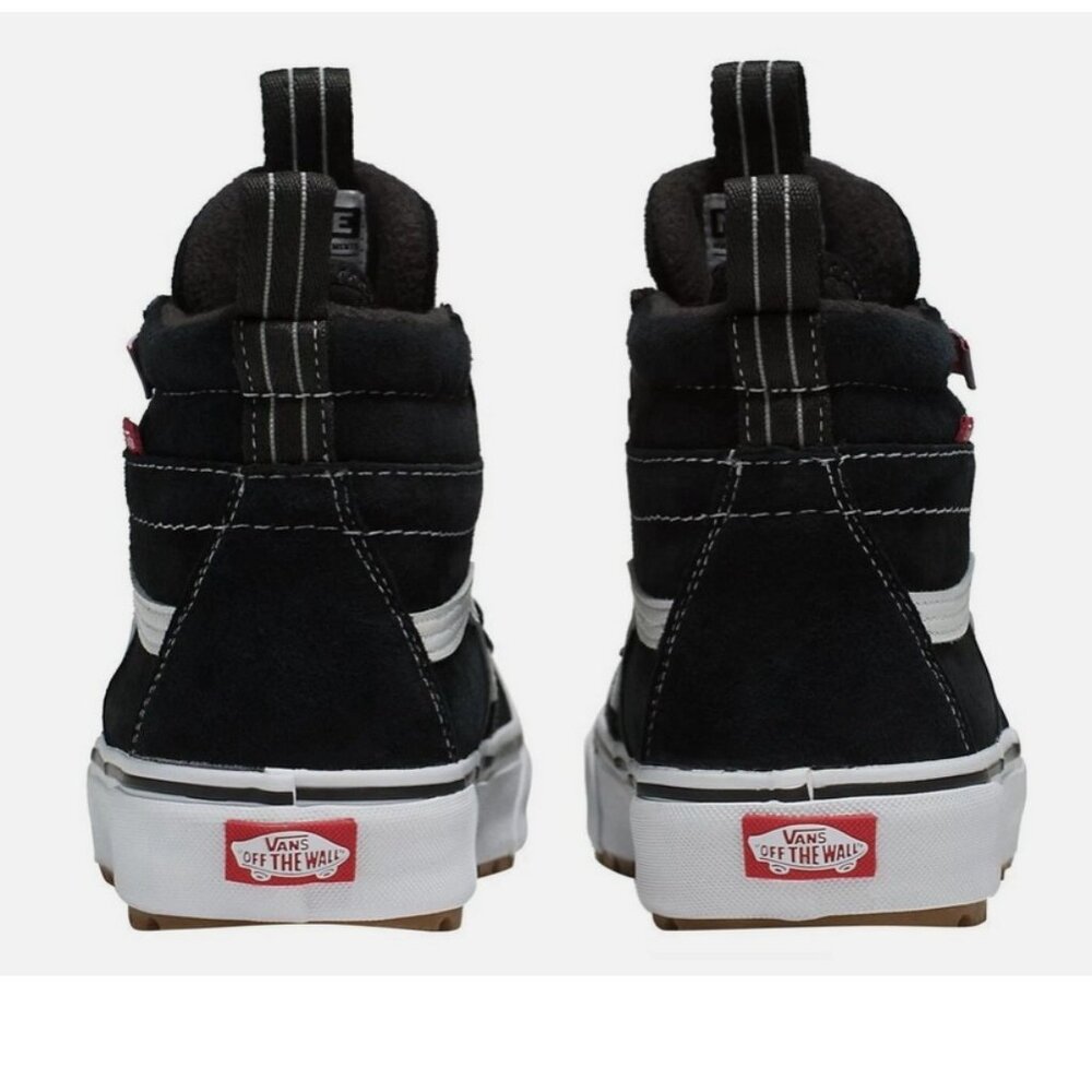 Vans Sk8-Hi MTE Boa Winter Shoes, Black/True White, Men's To. 9.5, - Picture 3 of 6